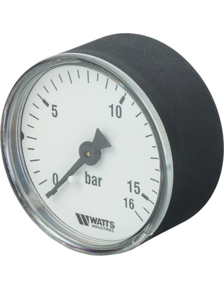 Манометр Watts F+R100 MAL 50 мм, 1/4", 0-16 бар, аксиальный