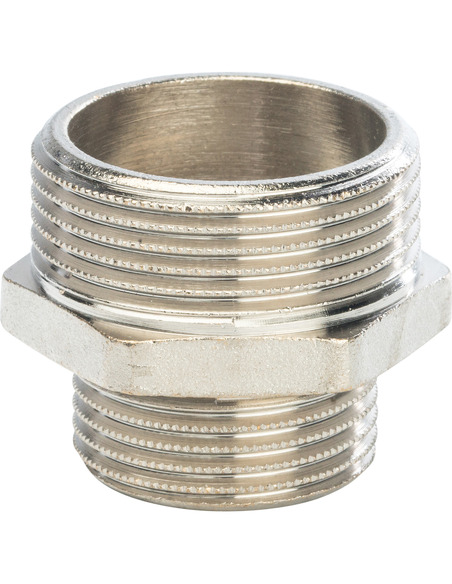 Ниппель переходной никелированный STOUT 1 1/4"х1" НР