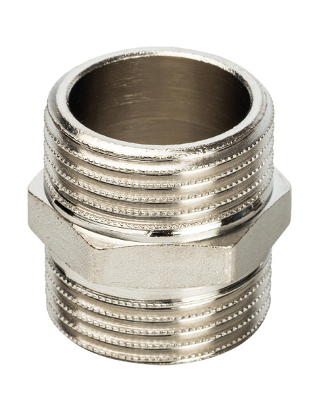 Ниппель никелированный STOUT 1" НР