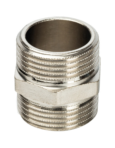 Ниппель никелированный STOUT 1" НР