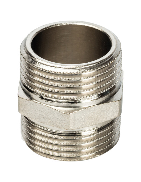 Ниппель никелированный STOUT 1" НР