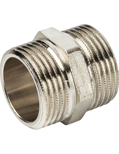 Ниппель никелированный STOUT 1" НР