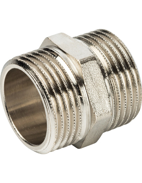 Ниппель никелированный STOUT 1" НР