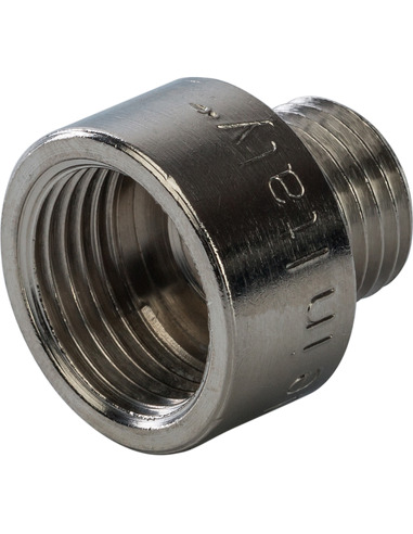 Переходник никелированный STOUT 3/8"х1/4" ВР-НР