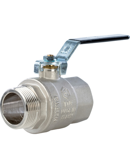 Кран шаровой STOUT полнопроходной 1 1/4" ВР-НР (рычаг)