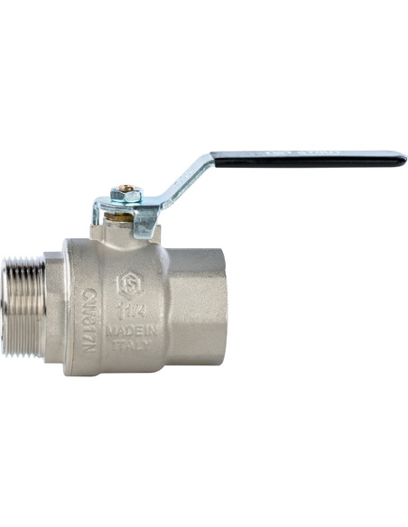 Кран шаровой STOUT полнопроходной 1 1/4" ВР-НР (рычаг)