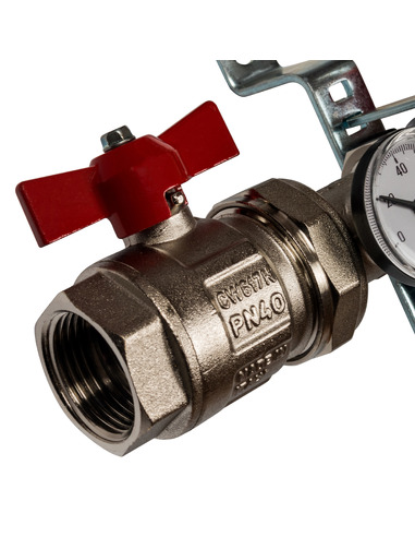 Коллектор STOUT из нержавеющей стали в сборе с расходомерами 6 вых.