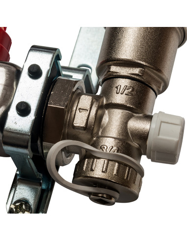 Коллектор STOUT из нержавеющей стали в сборе с расходомерами 6 вых.