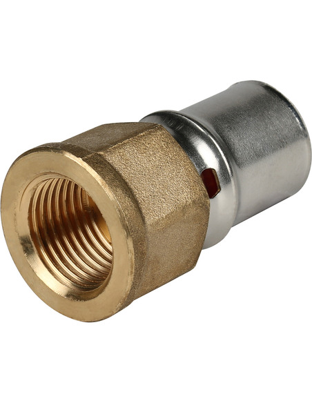 Переходник STOUT 20x1/2" ВР для металлопластиковых труб пресс