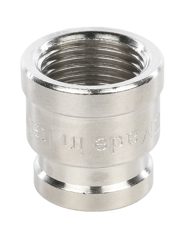 Муфта переходная никелированная STOUT 1/2"х3/8" ВР
