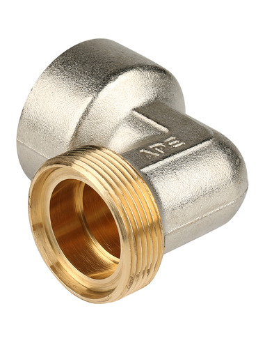 Угольник STOUT 26x1" ВР для металлопластиковых труб обжим