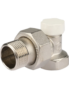 Клапан запорно-балансировочный STOUT 3/4" угловой