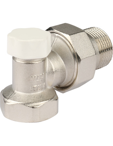 Клапан запорно-балансировочный STOUT 3/4" угловой