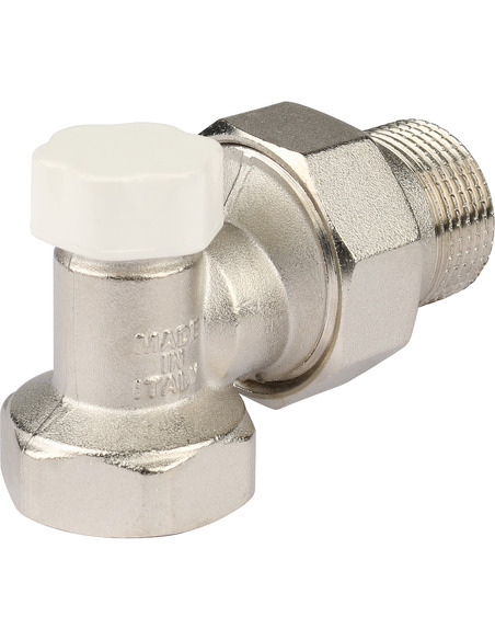 Клапан запорно-балансировочный STOUT 3/4" угловой