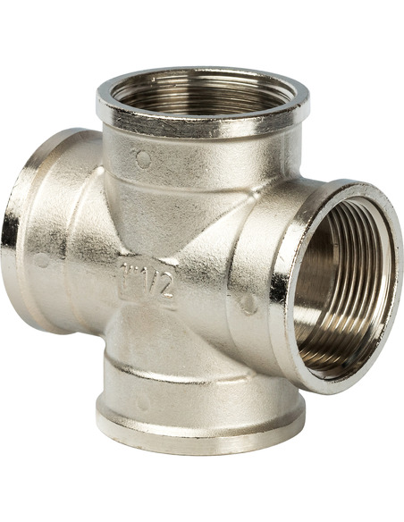 Крестовина никелированная STOUT 1 1/2" ВР