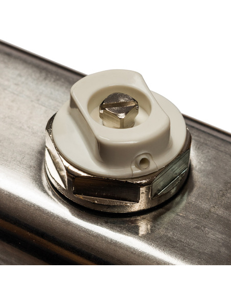 Коллектор STOUT из нержавеющей стали с расходомерами 12 вых. с воздухоотводчиком и сливом