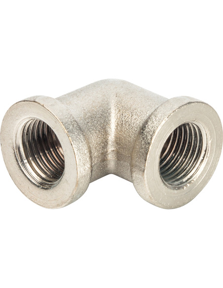 Угольник никелированный STOUT 1/4" ВР