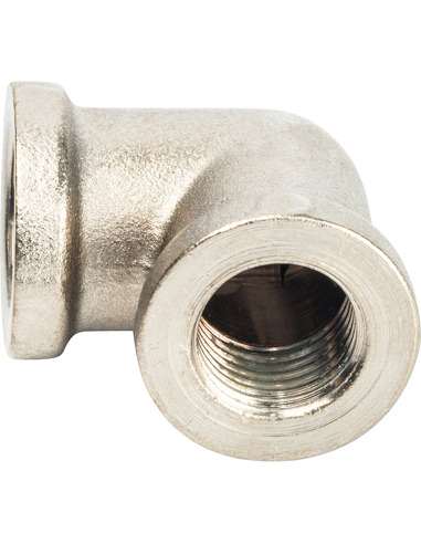 Угольник никелированный STOUT 1/4" ВР