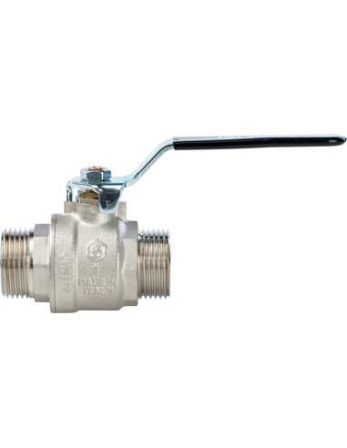Кран шаровой STOUT полнопроходной 1" НР-НР (рычаг)