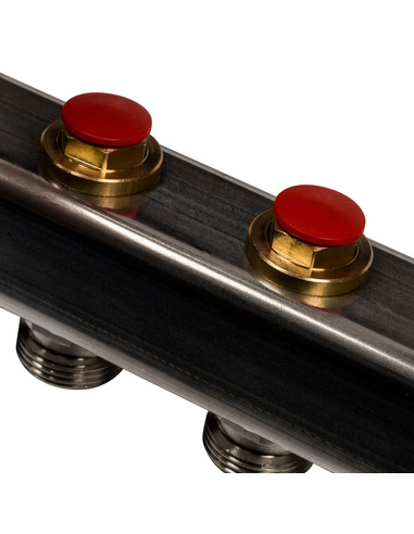 Коллектор STOUT из нержавеющей стали без расходомеров 8 вых.