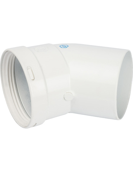 Отвод STOUT Ø80 - 45° п/м