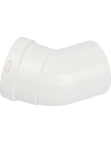 Отвод STOUT Ø80 - 45° п/м