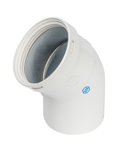 Отвод STOUT Ø80 - 45° п/м