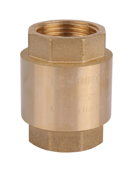 Клапан обратный STOUT 1" с пластиковым седлом