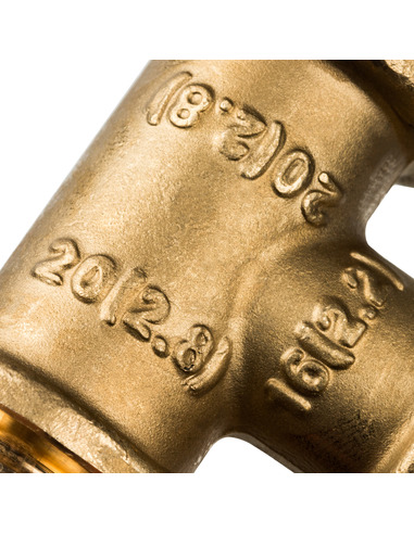 Тройник переходной STOUT 20x16x20 для труб из сшитого полиэтилена