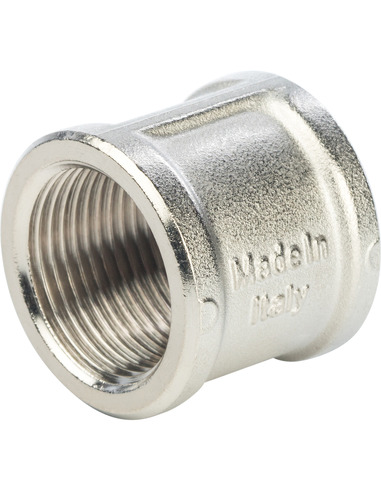 Муфта никелированная STOUT 3/4" ВР