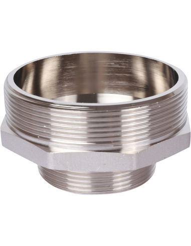 Ниппель переходной никелированный STOUT 4"х2 1/2" НР