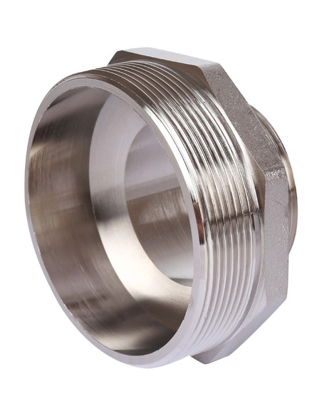 Ниппель переходной никелированный STOUT 4"х2 1/2" НР