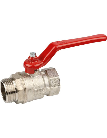 Кран шаровой STOUT стандартнопроходной 1" ВР-НР (рычаг)