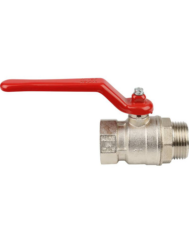 Кран шаровой STOUT стандартнопроходной 1" ВР-НР (рычаг)