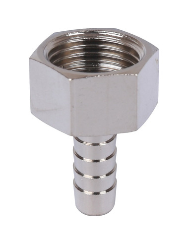 Штуцер никелированный STOUT 1/2"х10 ВР 