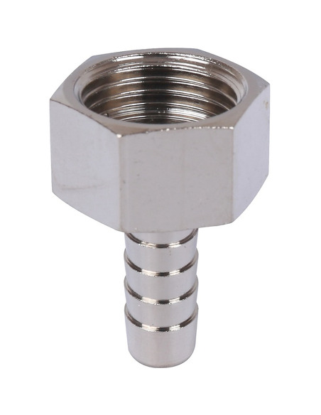 Штуцер никелированный STOUT 1/2"х10 ВР 