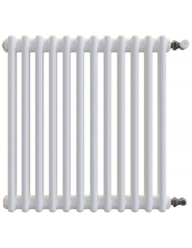 Радиатор трубчатый Zehnder Charleston 2056/12 1270/7610 1/2" RAL9016 (кроншт. в компл.)