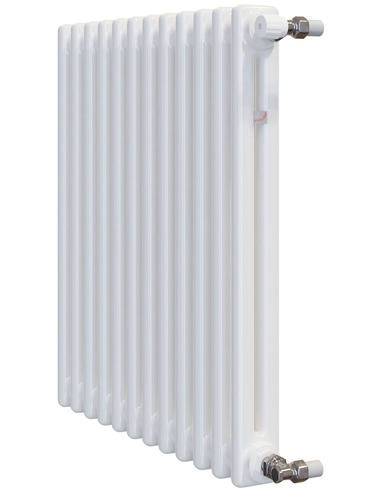 Радиатор трубчатый Zehnder Charleston 2056/12 1270/7610 1/2" RAL9016 (кроншт. в компл.)