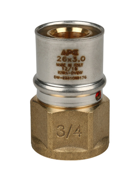 Переходник STOUT 26x3/4" ВР для металлопластиковых труб пресс