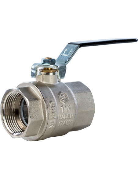 Кран шаровой STOUT полнопроходной 1 1/4" ВР-ВР (рычаг)