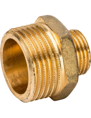 Ниппель переходной STOUT 1"х1/2" НР