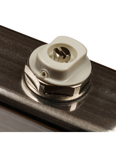 Коллектор STOUT из нержавеющей стали для радиаторной разводки 7 вых. с воздухоотводчиком