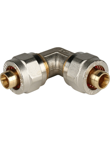 Угольник STOUT 16х90° для металлопластиковых труб обжим