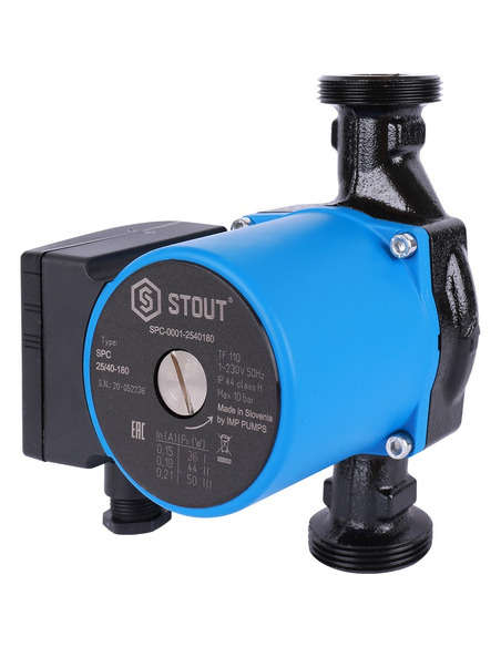 Насос циркуляционный STOUT 25/40 180