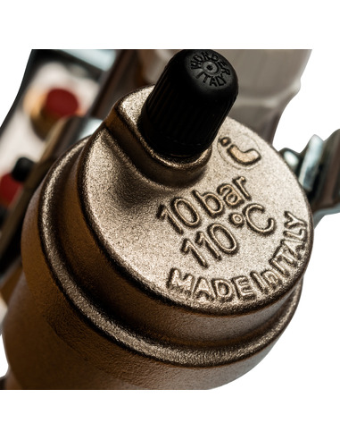 Коллектор STOUT из нержавеющей стали в сборе без расходомеров 4 вых.