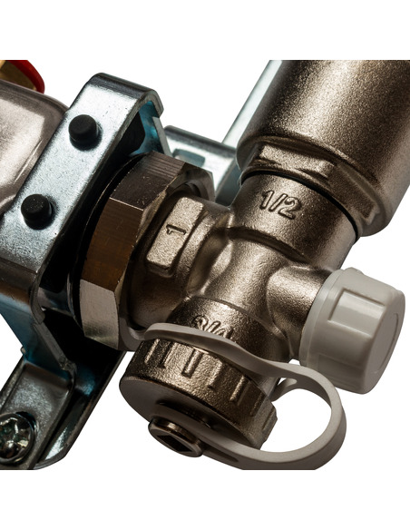 Коллектор STOUT из нержавеющей стали в сборе без расходомеров 4 вых.