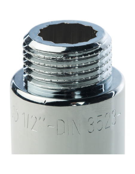 Удлинитель хромированный STOUT 1/2"х70 ВР-НР