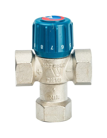 Термостатический смесительный клапан Watts AM63C AQUAMIX 25-50°C, 1" ВР, Kvs 2,1