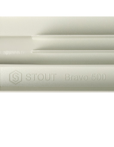 Алюминиевый радиатор STOUT Bravo 500 х8