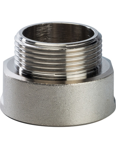 Переходник никелированный STOUT 1 1/2"х1 1/4" ВР-НР